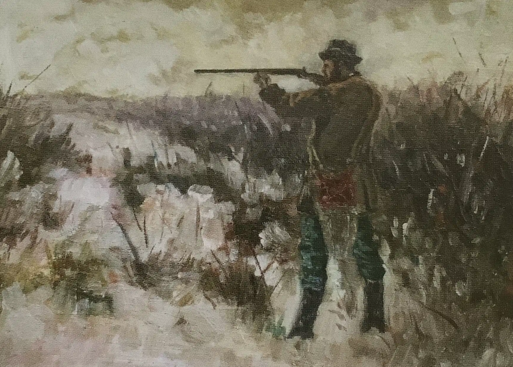 Der Jäger (Ölskizze), um 1885 Der Jäger (Ölskizze), um 1885