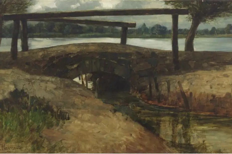 Brücke an den Seddiner Seen, 1880