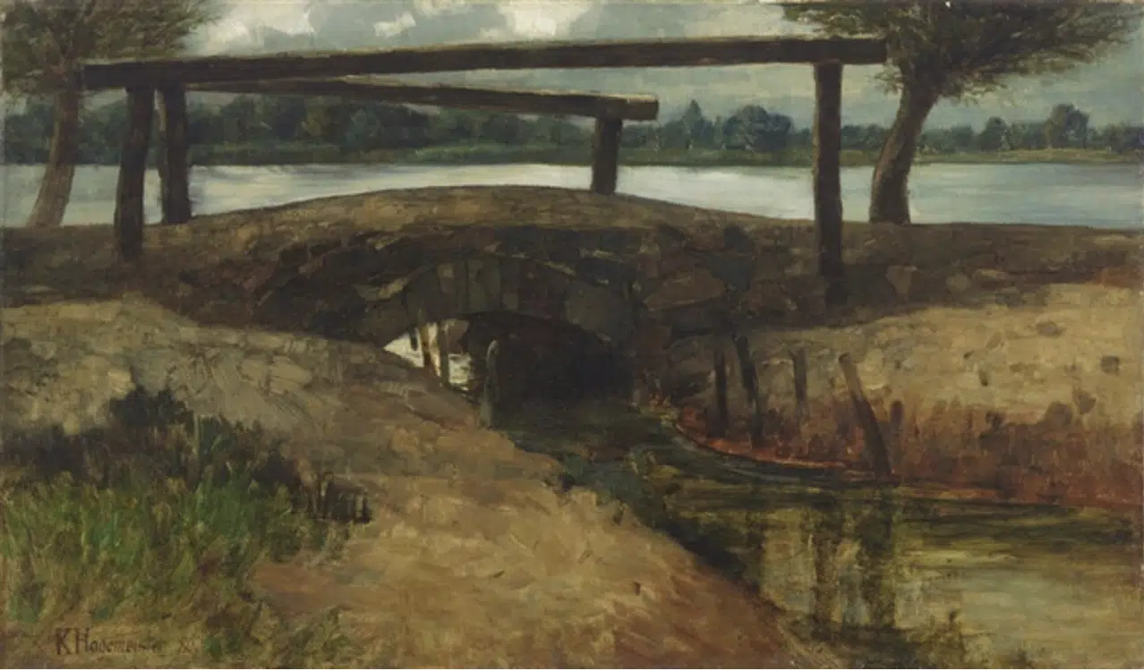 Brücke an den Seddiner Seen, 1880