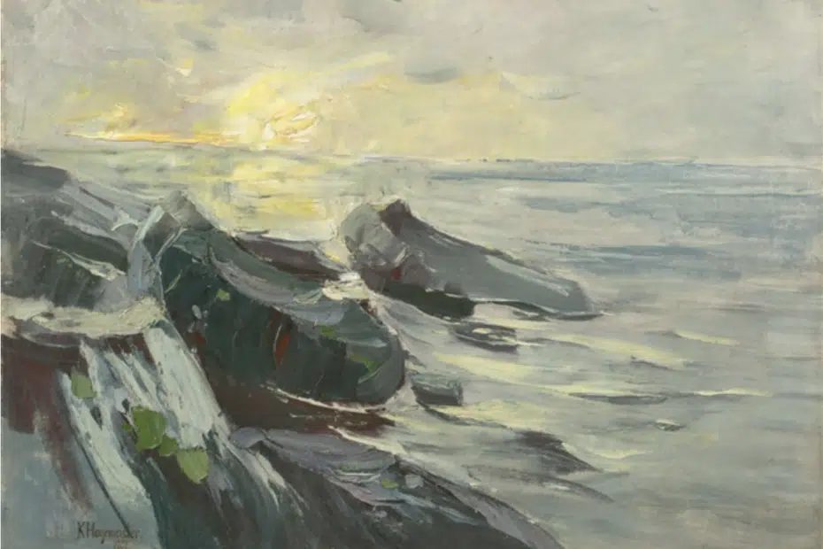 Felsenküste bei Swinemünde, 1907