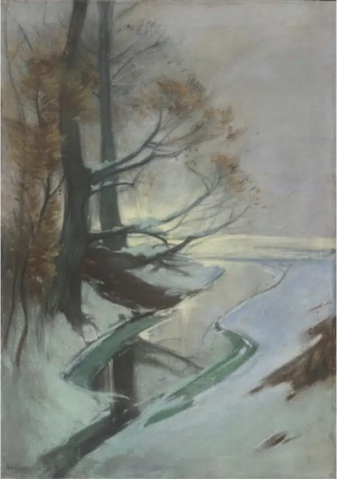 Märkische Winterlandschaft, 1908-1911
