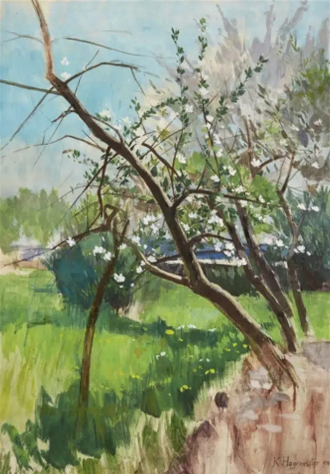 Apfelblüte, 1884