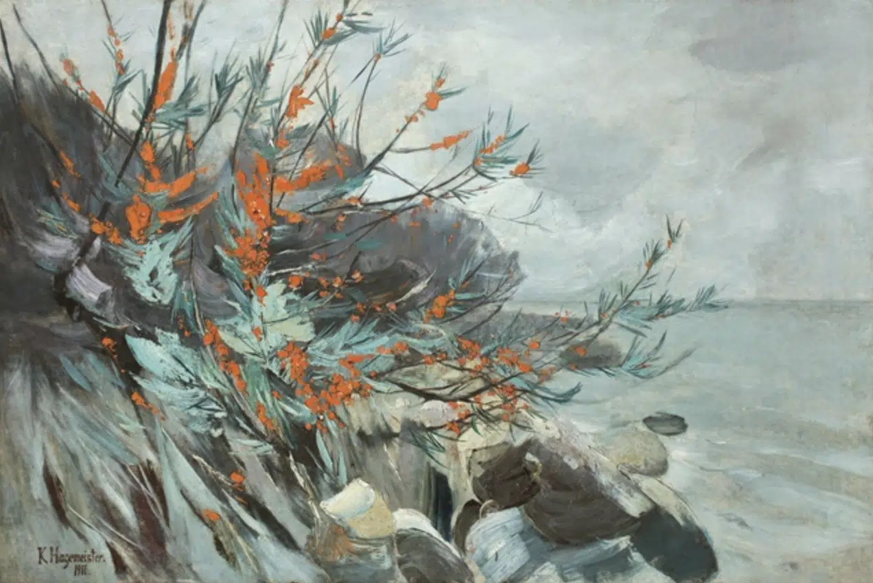 Strandbild mit Seedorn, 1911