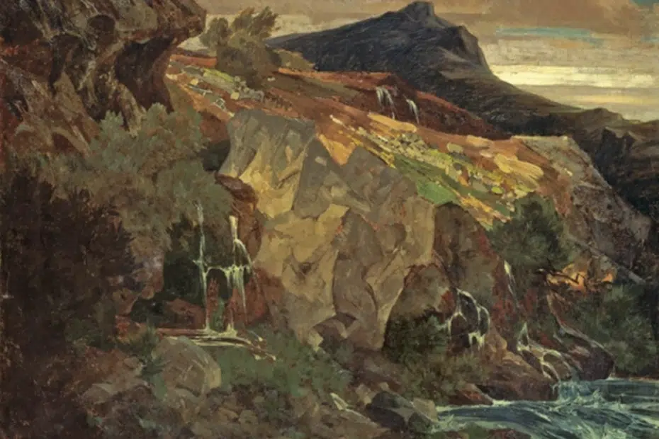 Felsenschlucht (Pieve Di Cadove), c.1877