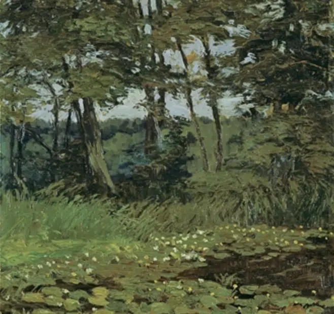 Waldlichtung Mit Seerosen, c.1895