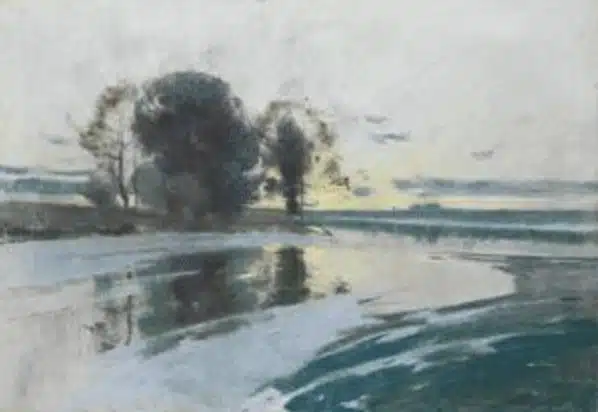 Winterliche Landschaft, c.1910
