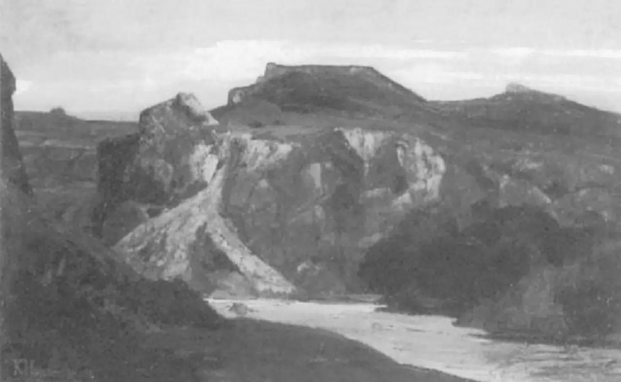Felsige Flußlandschaft, 1877