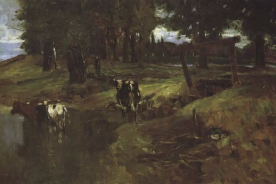 Kühe am Wasser, c.1880