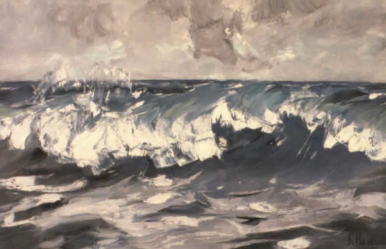Wellen im Sturm, 1914