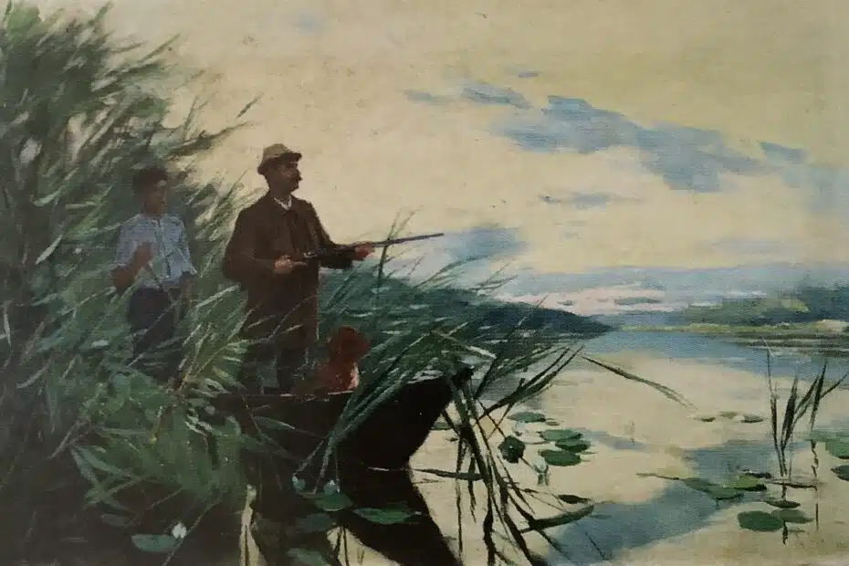 Auf der Entenjagd, um 1896