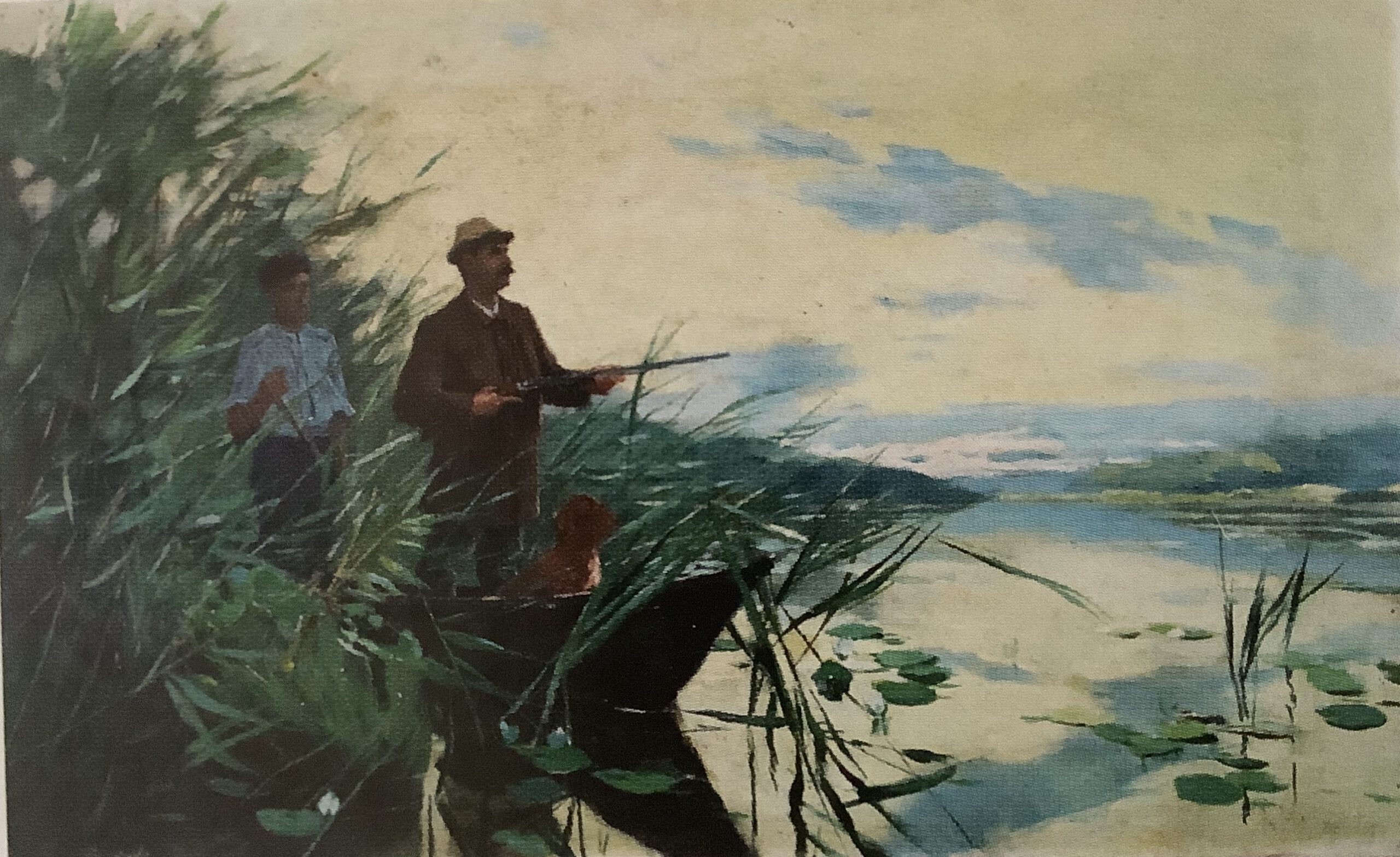 Auf der Entenjagd, um 1896