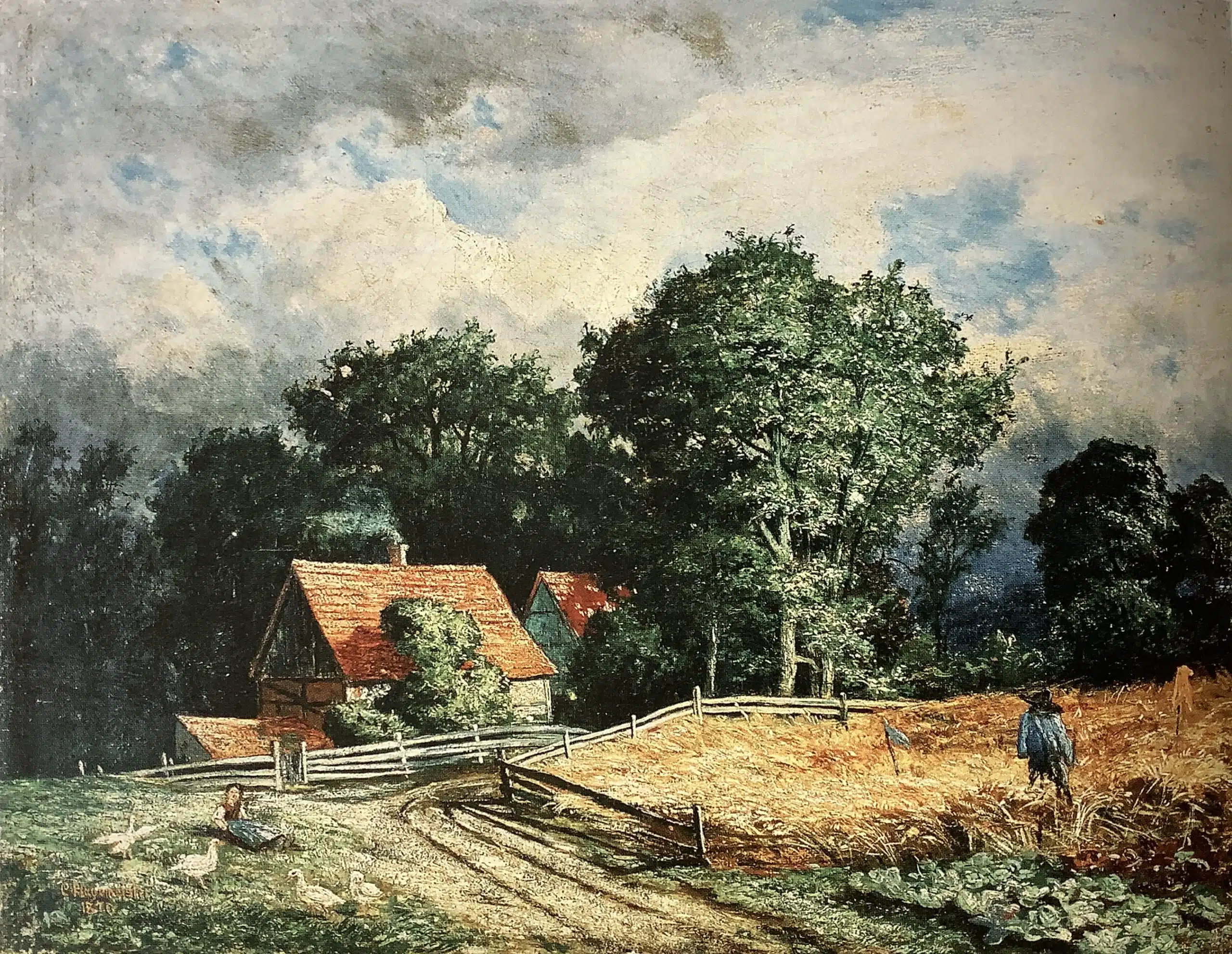 Ansicht aus Ferch, 1870