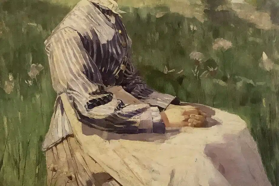 Mädchen mit Milchkanne, 1889