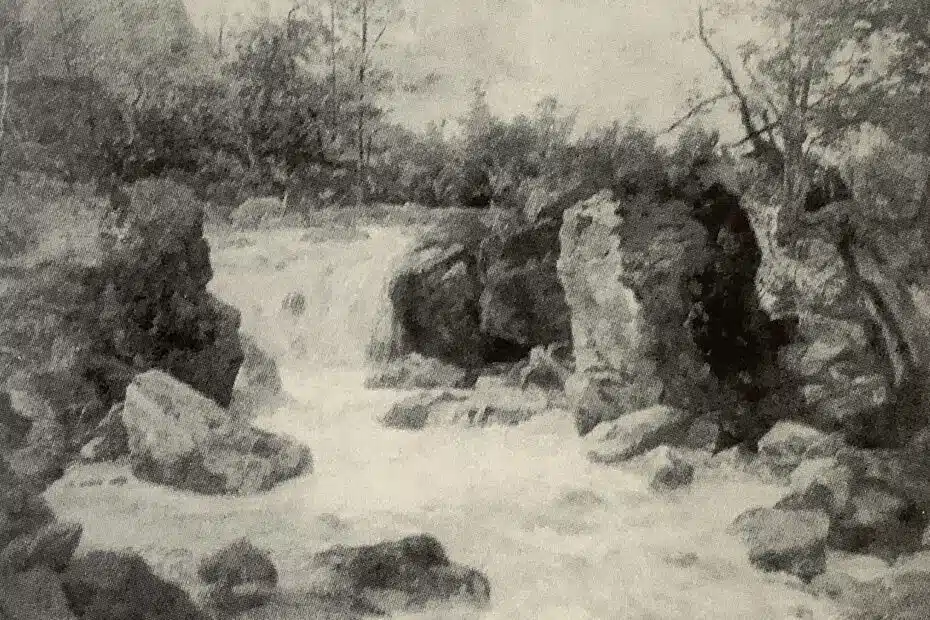 Hinterseer Wasserfall, 1873