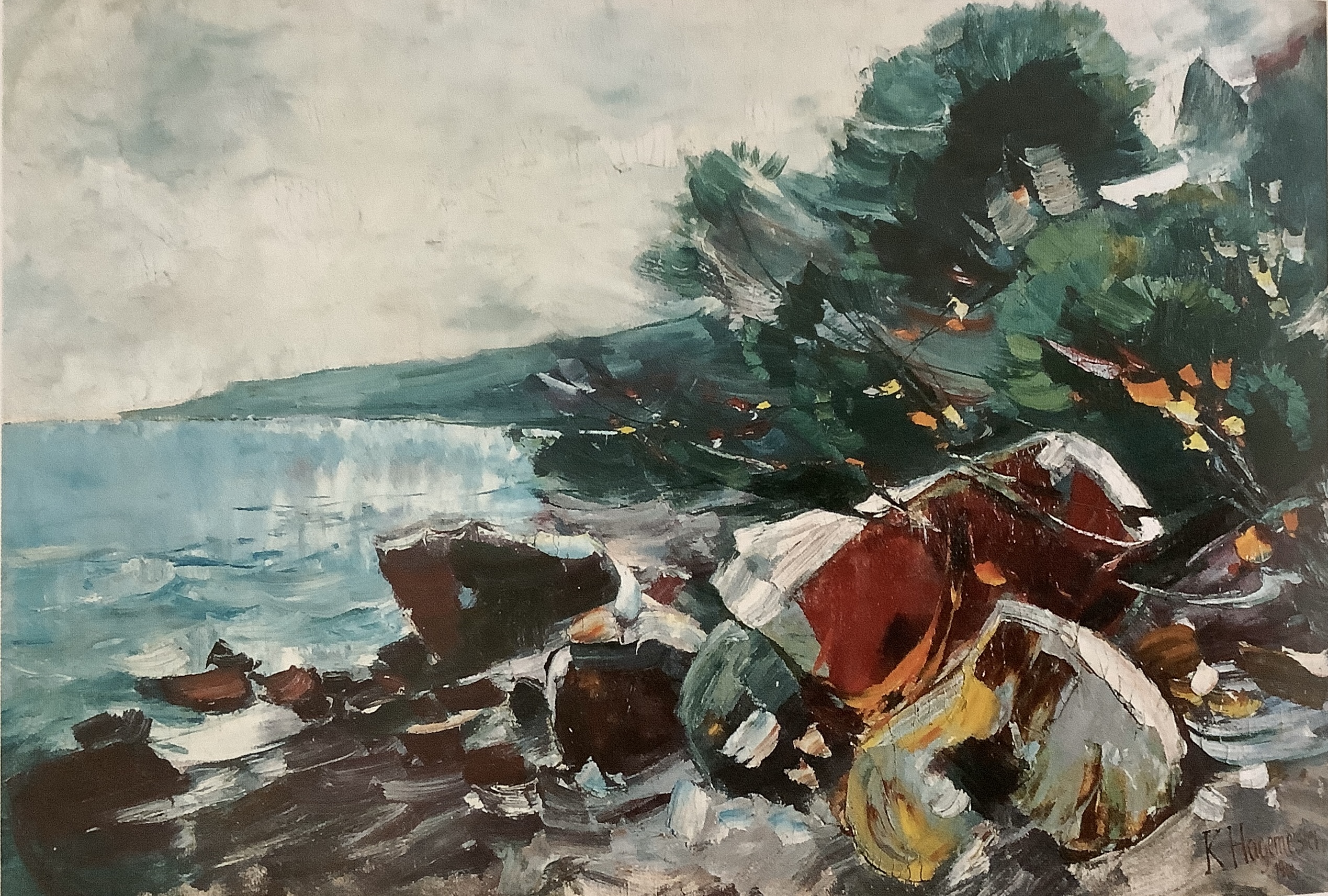 Küstenlandschaft an der Ostsee, 1914