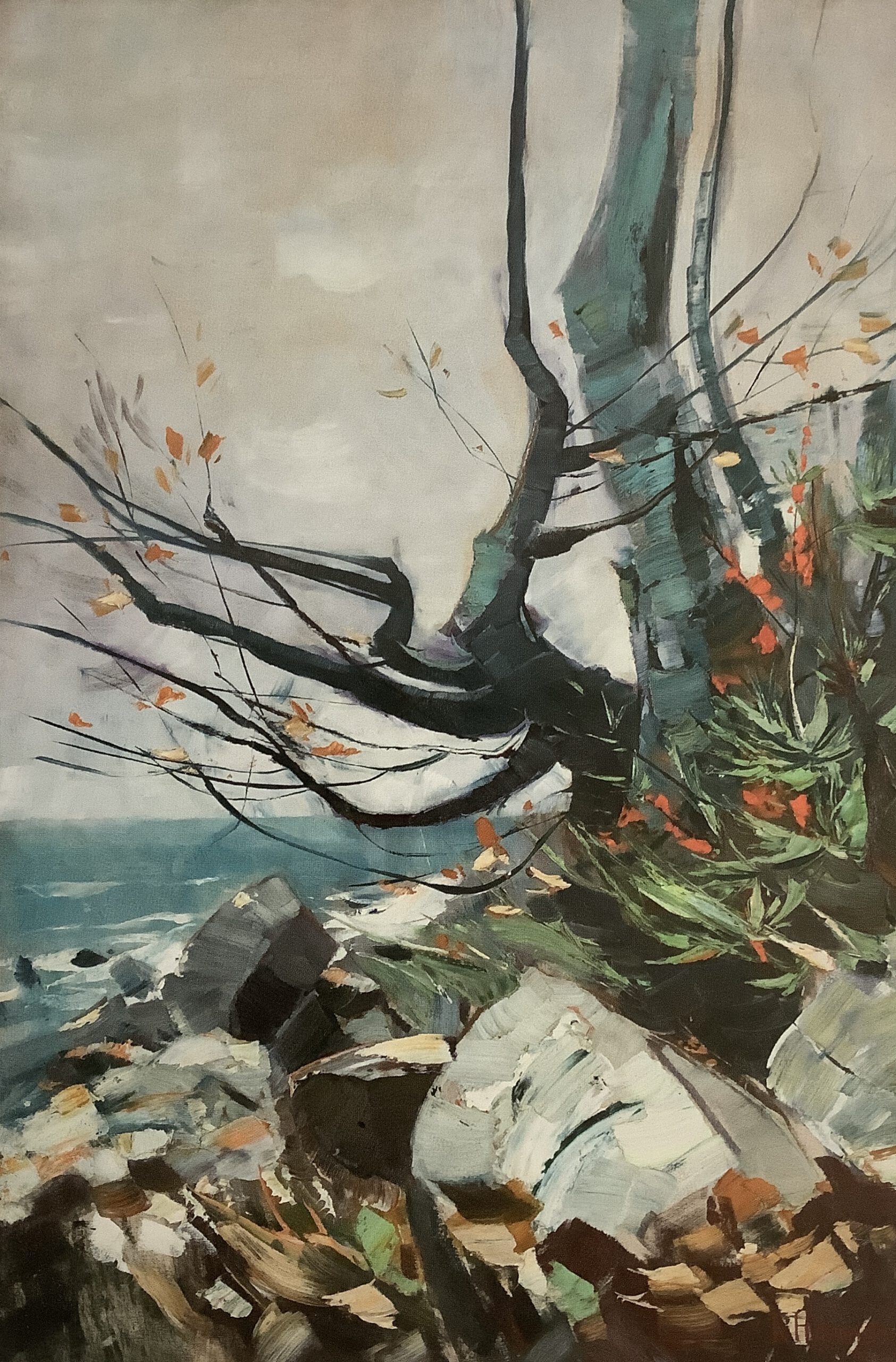 Strandbild mit Buche, 1911