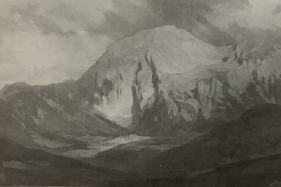 Der hohe Göll, um 1873