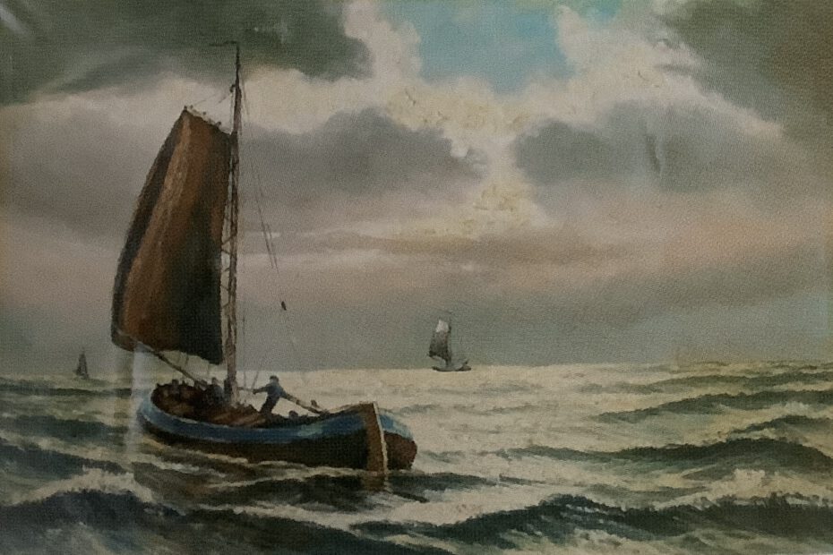 Fischerboote auf hoher See