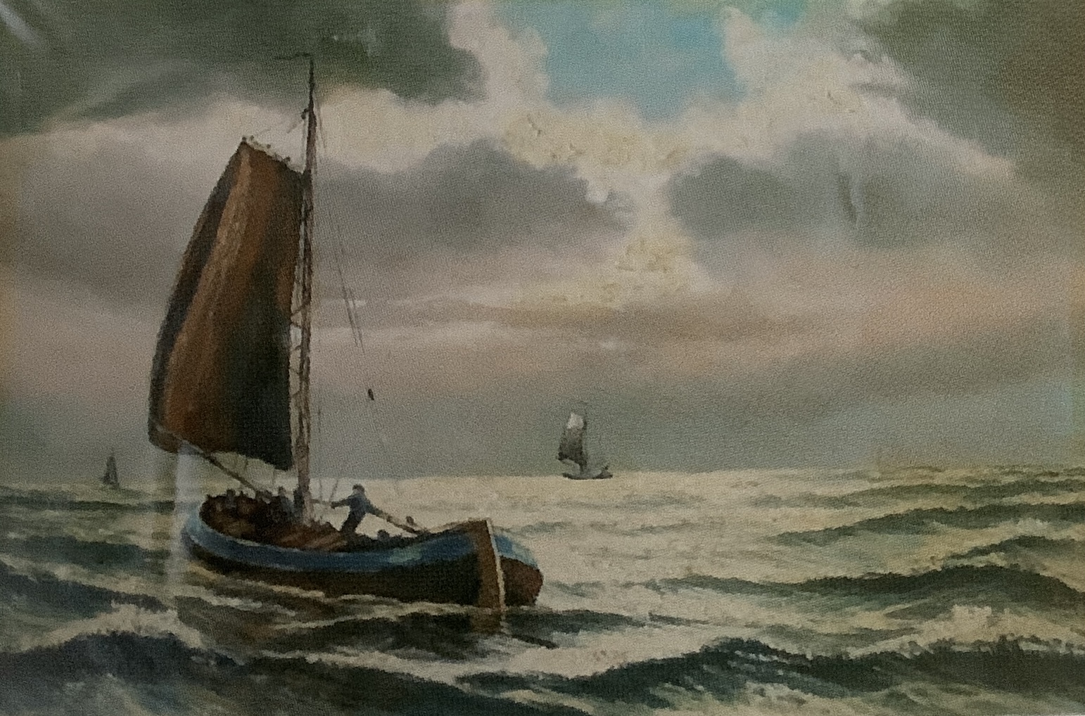 Fischerboote auf hoher See