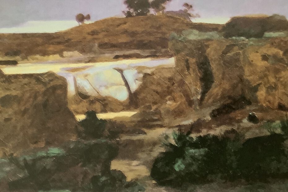 Aus dem Erzgebirge - Am Regenstein im Harz, 1874