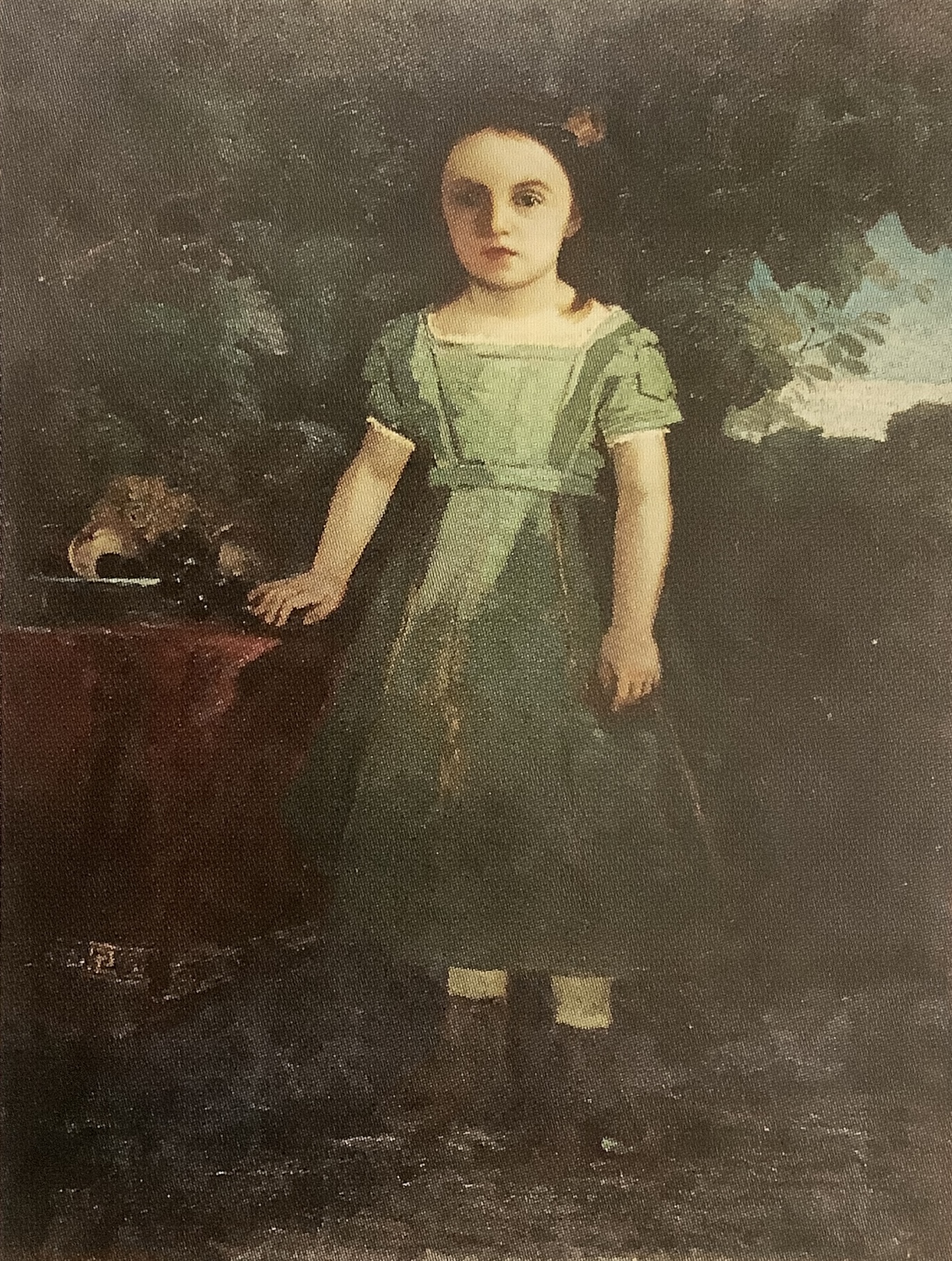 Mädchenbildnis, 1874 Mädchenbildnis, 1874