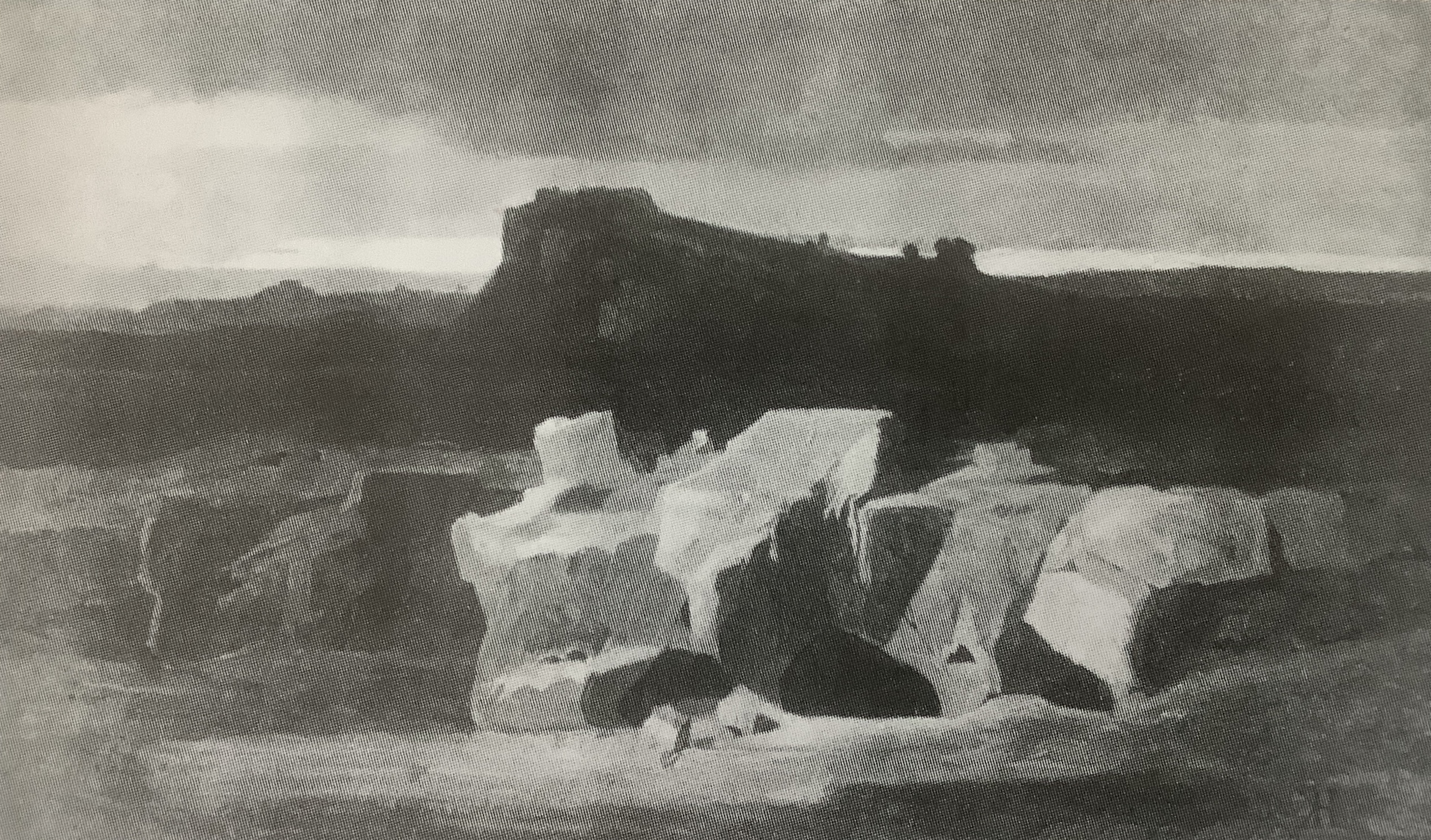 Der Regenstein im Harz, um 1874