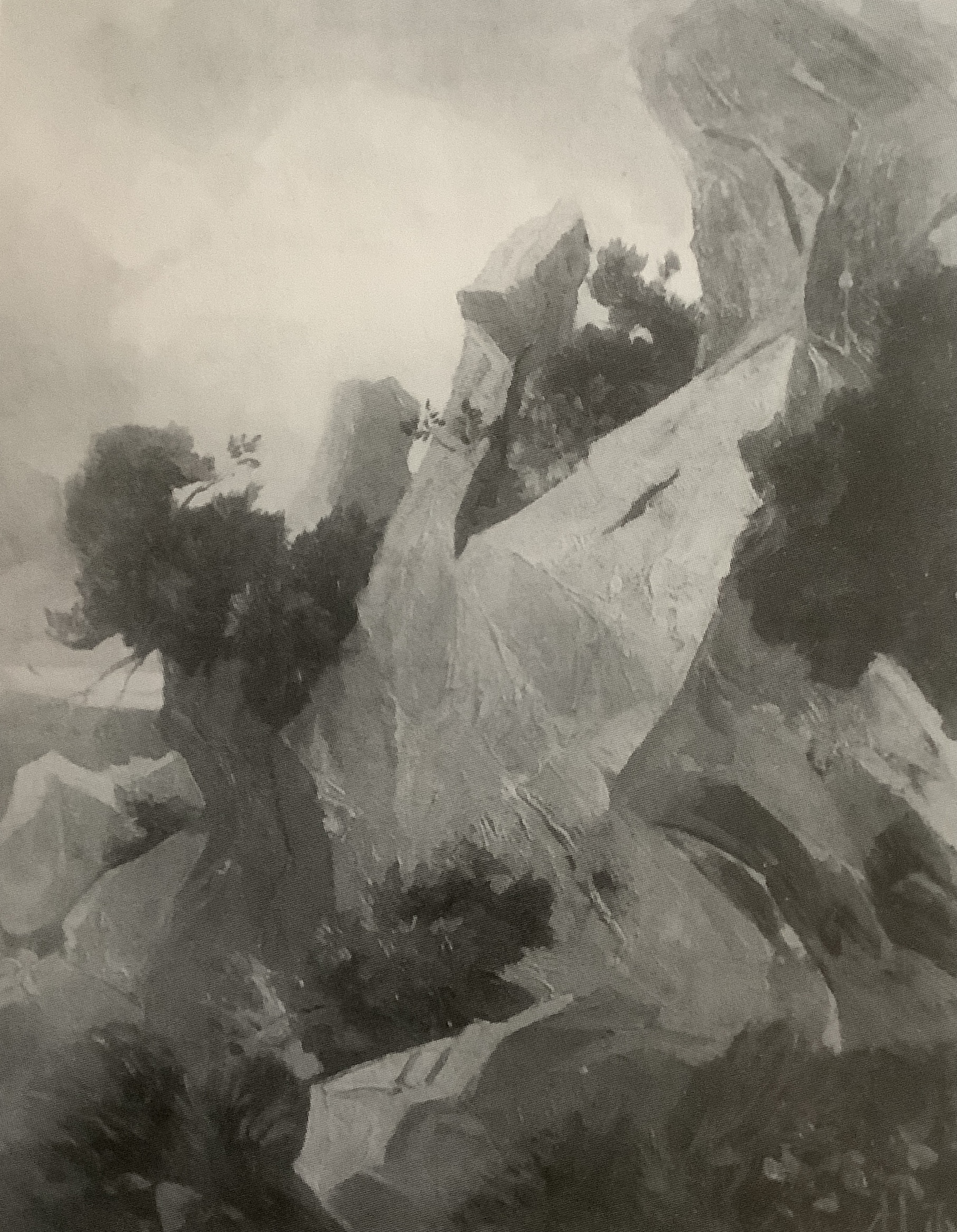 Felsblöcke bei Olevano, 1876