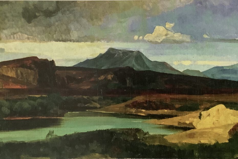 Italienische Landschaft - Aus der römischen Campagna, um 1876