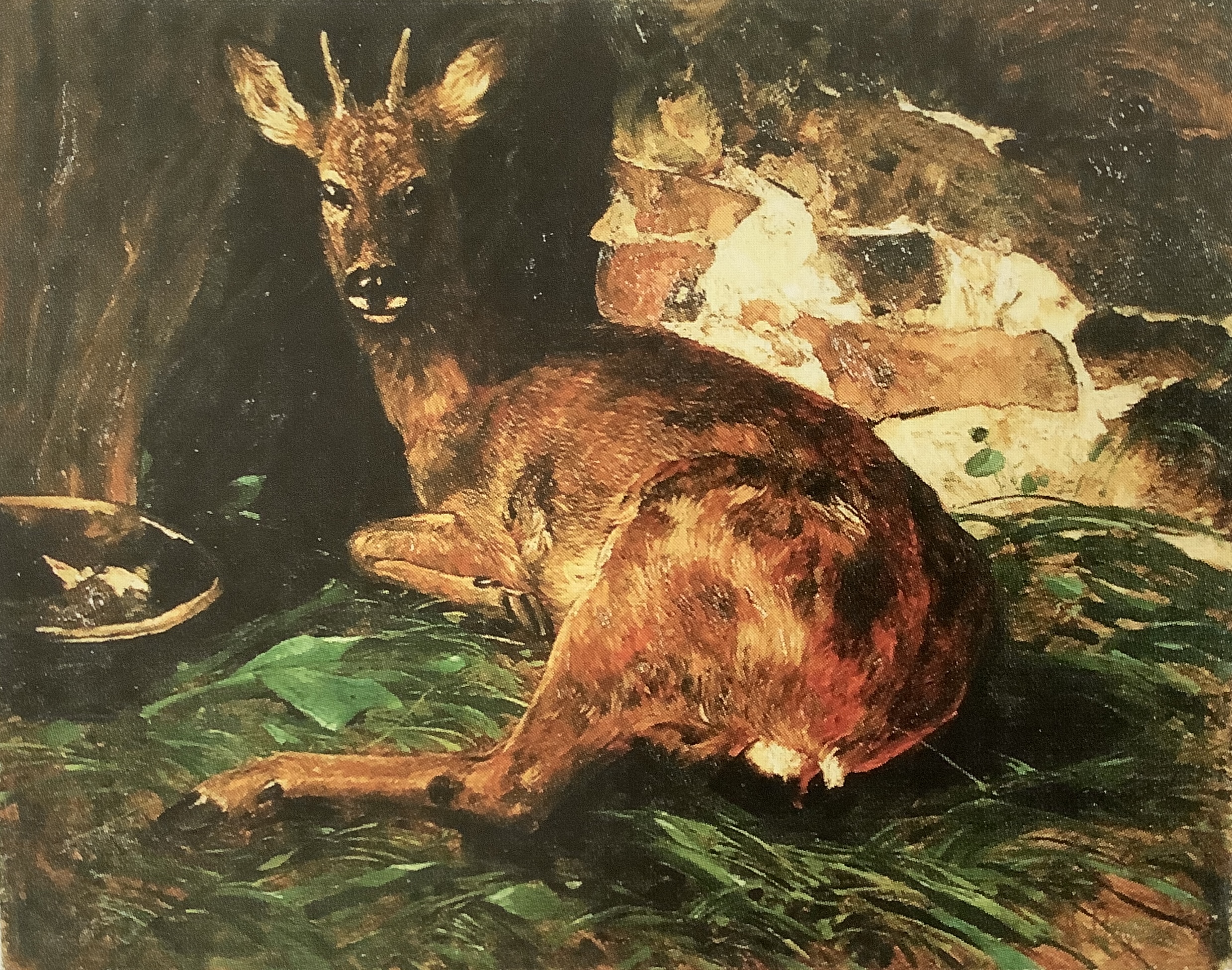 Ruhender Rehbock I, um 1879