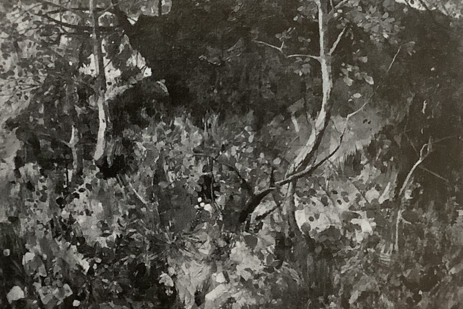 Walddickicht, Alt-Geltow bei Werder, 1879