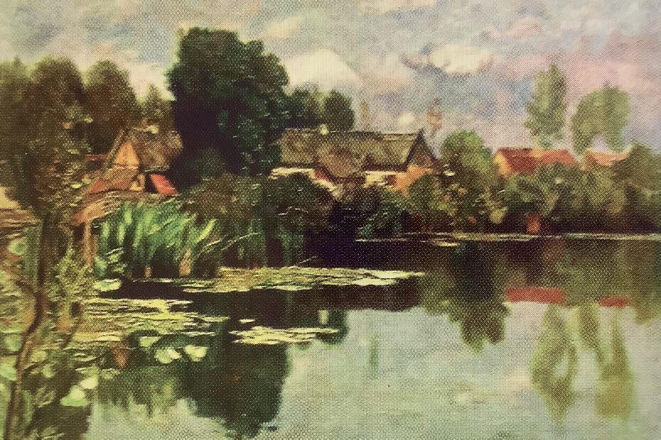 Alte Mühle am Wasser, 1884