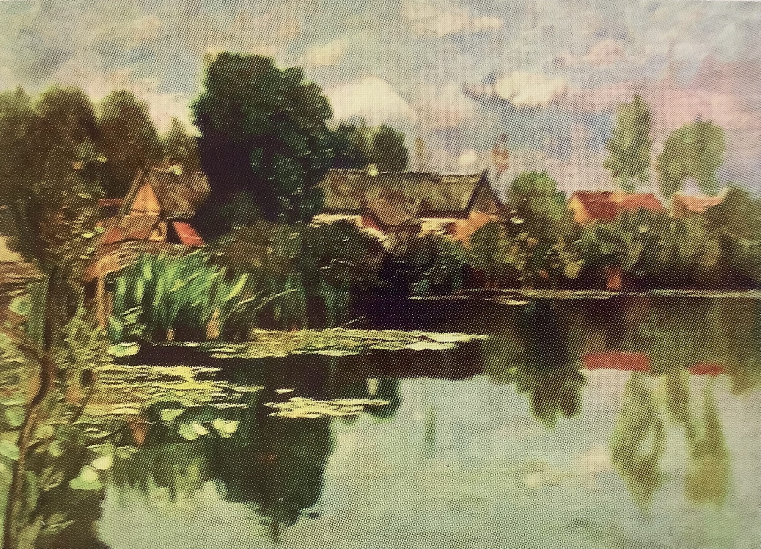 Alte Mühle am Wasser, 1884
