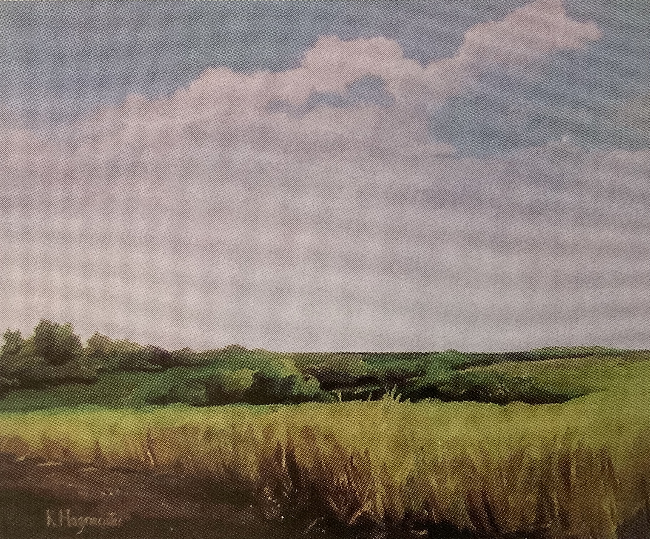 Am Feldrand, um 1886