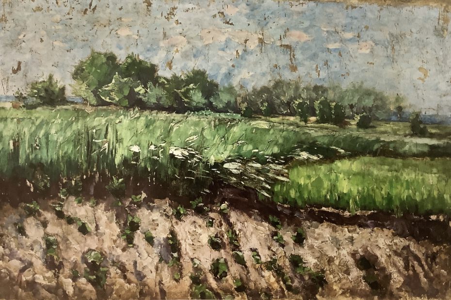 Am Feldrand, um 1888