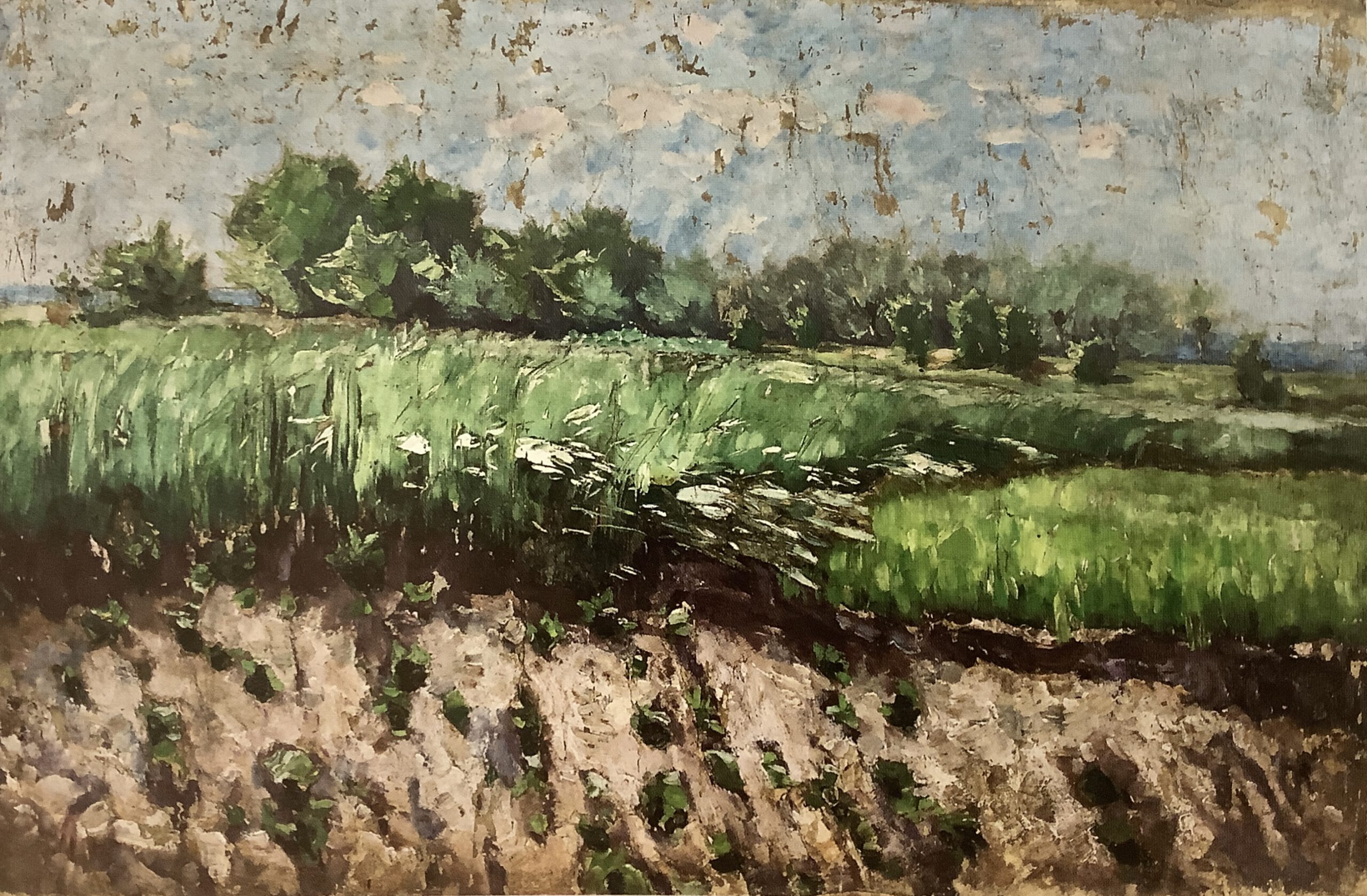 Am Feldrand, um 1888