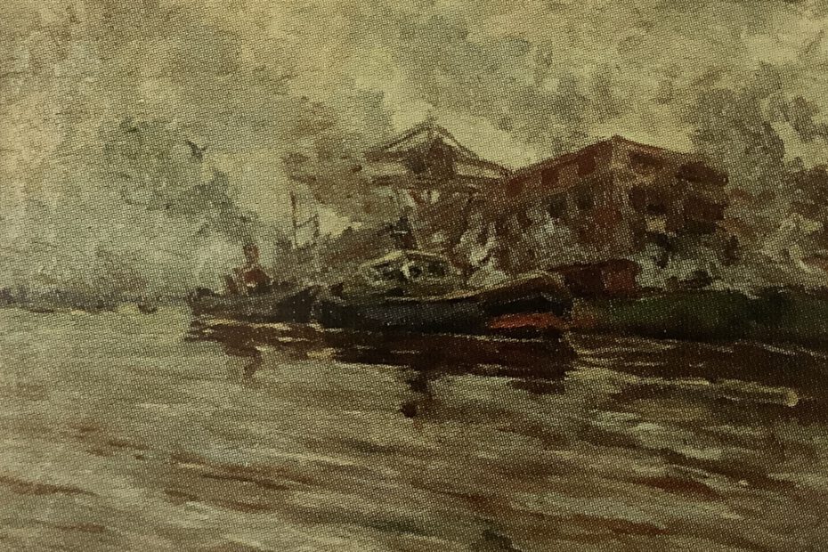 Am Fluß, um 1883