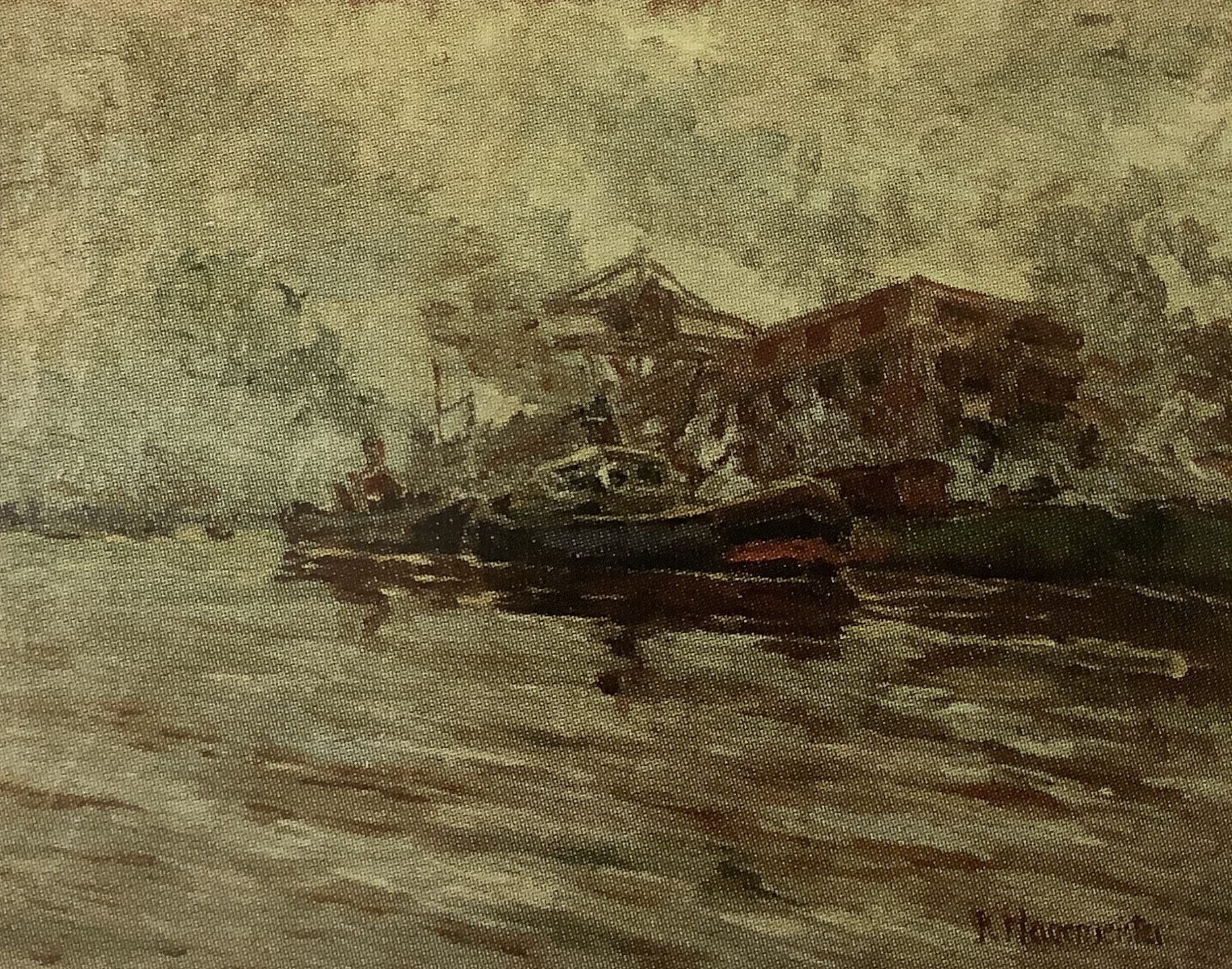 Am Fluß, um 1883