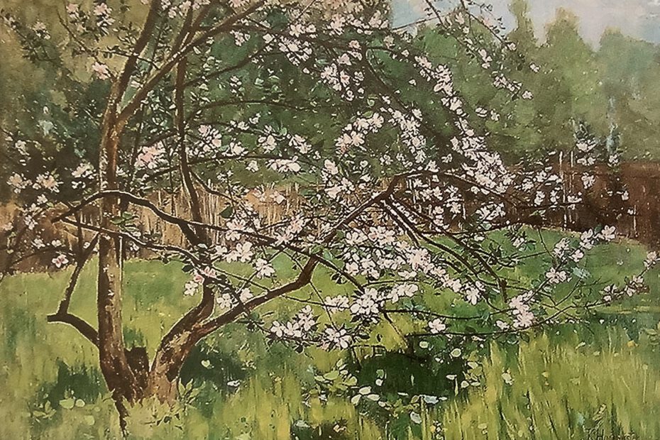 Apfelblüte, 1882