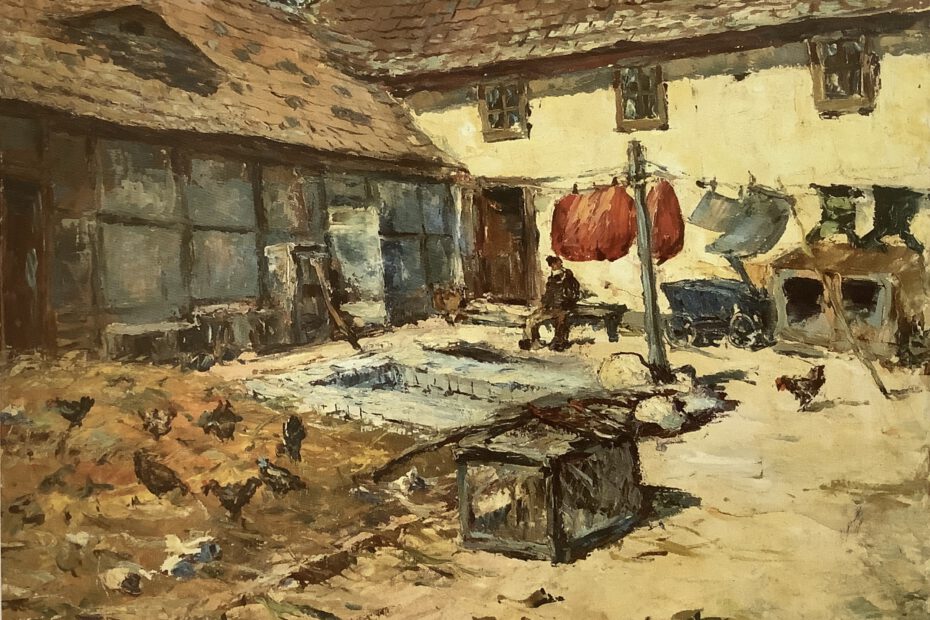 Bauernhof, um 1883