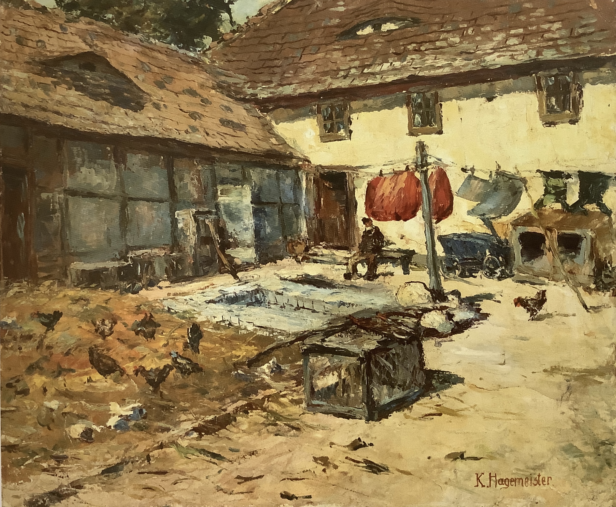 Bauernhof, um 1883