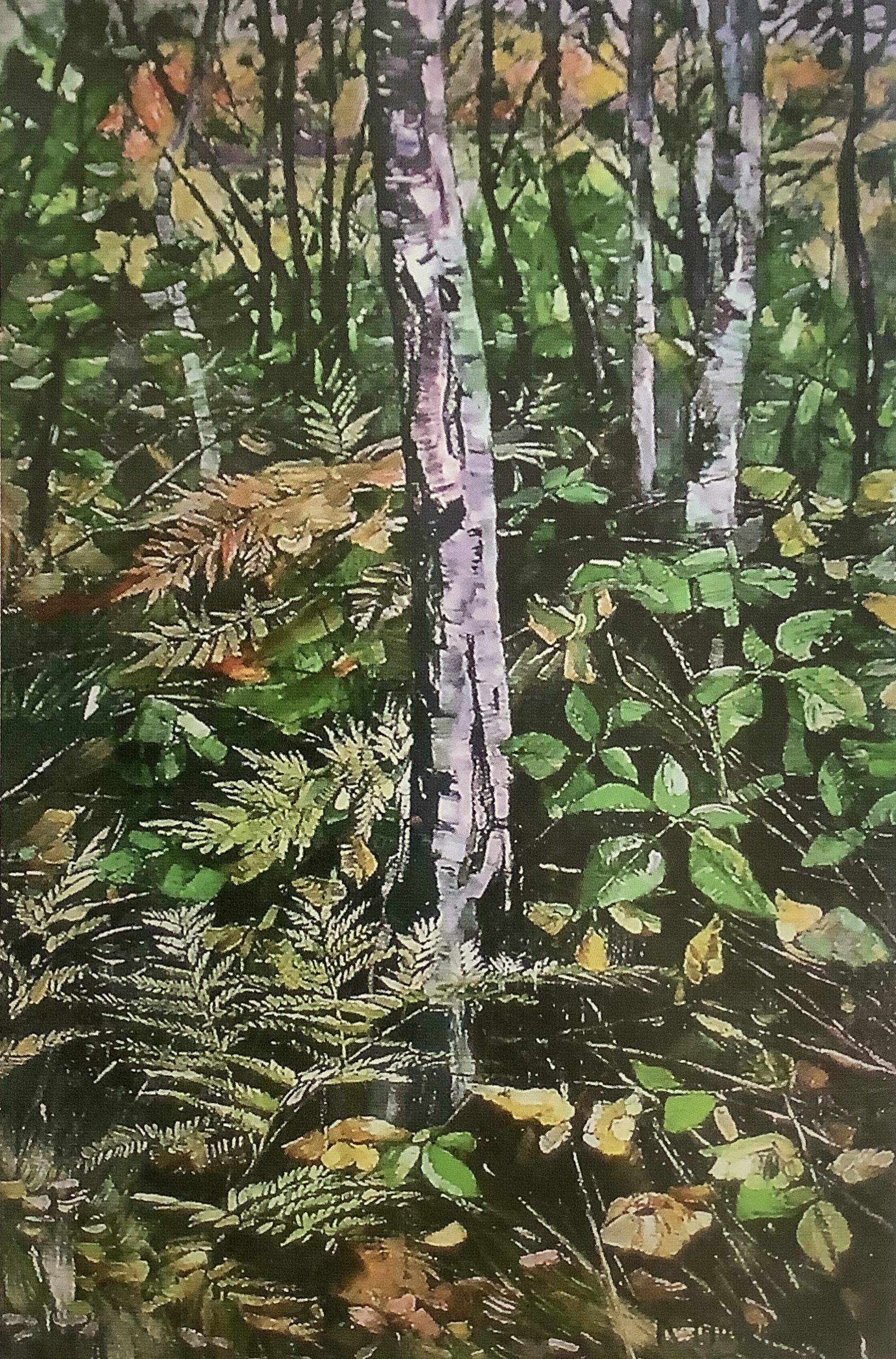 Birkenwald II, um 1889