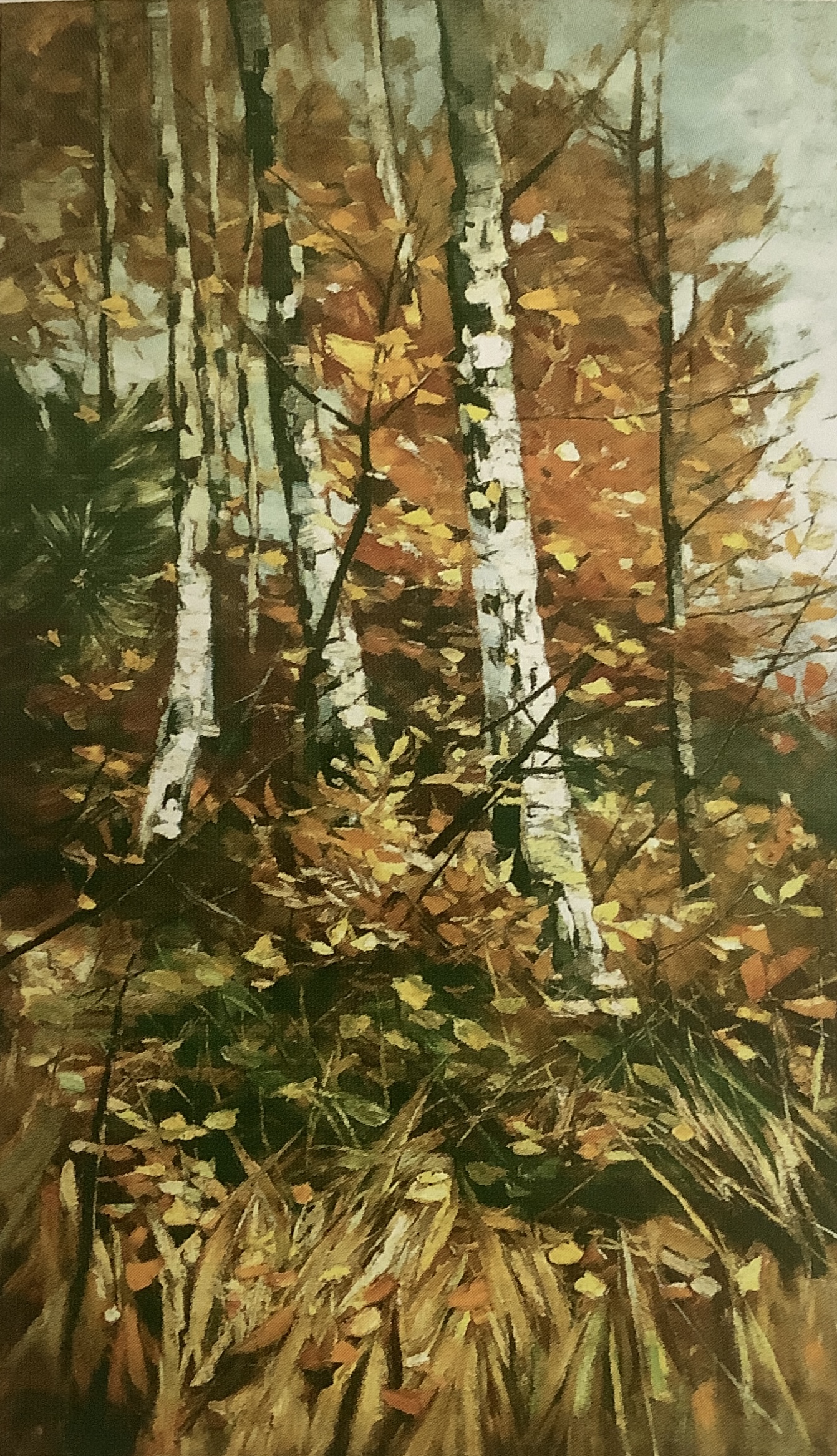 Birkenwald im Herbst, 1888 Birkenwald im Herbst, 1888
