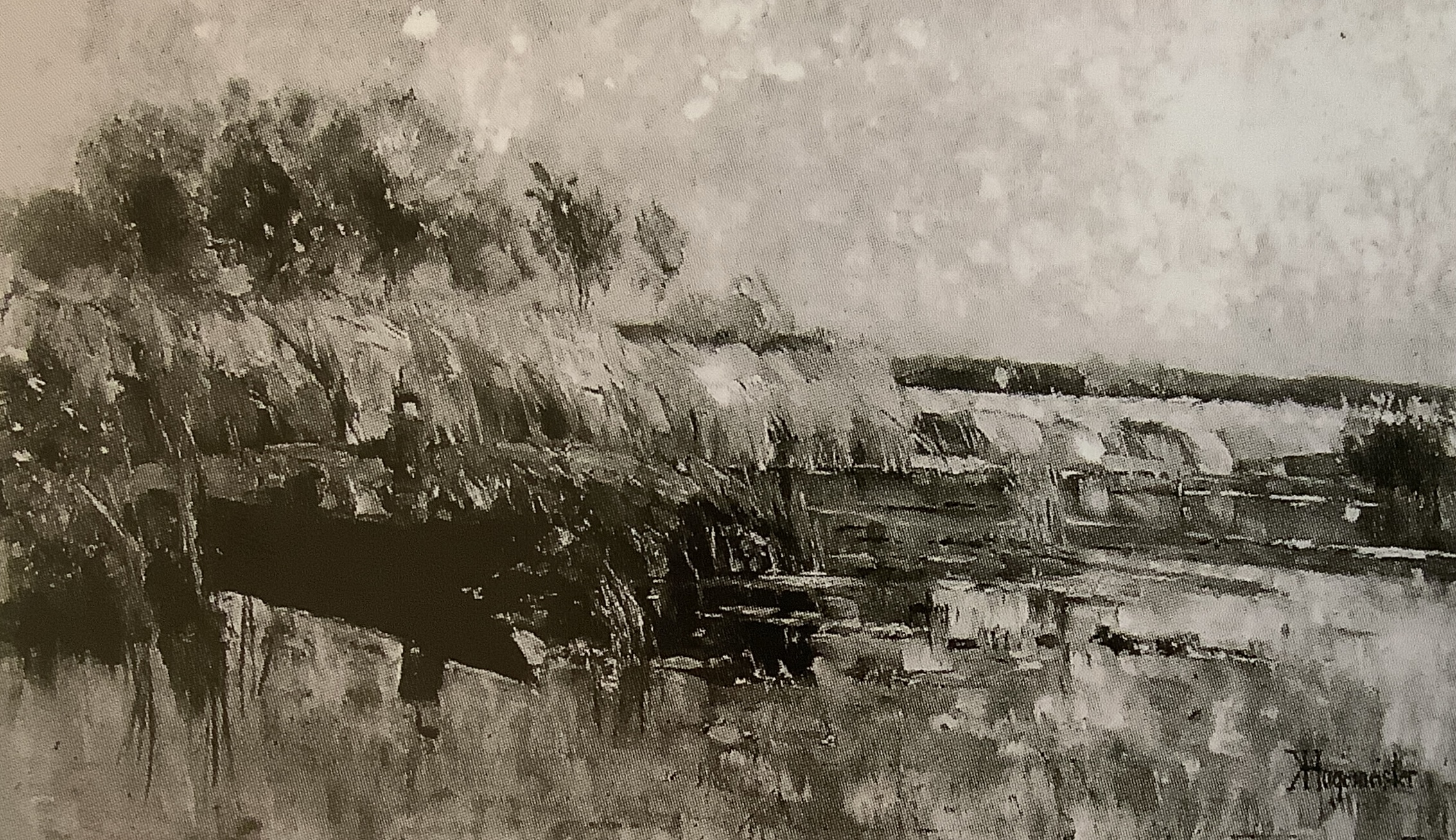 Entenjäger an der Havel, um 1886