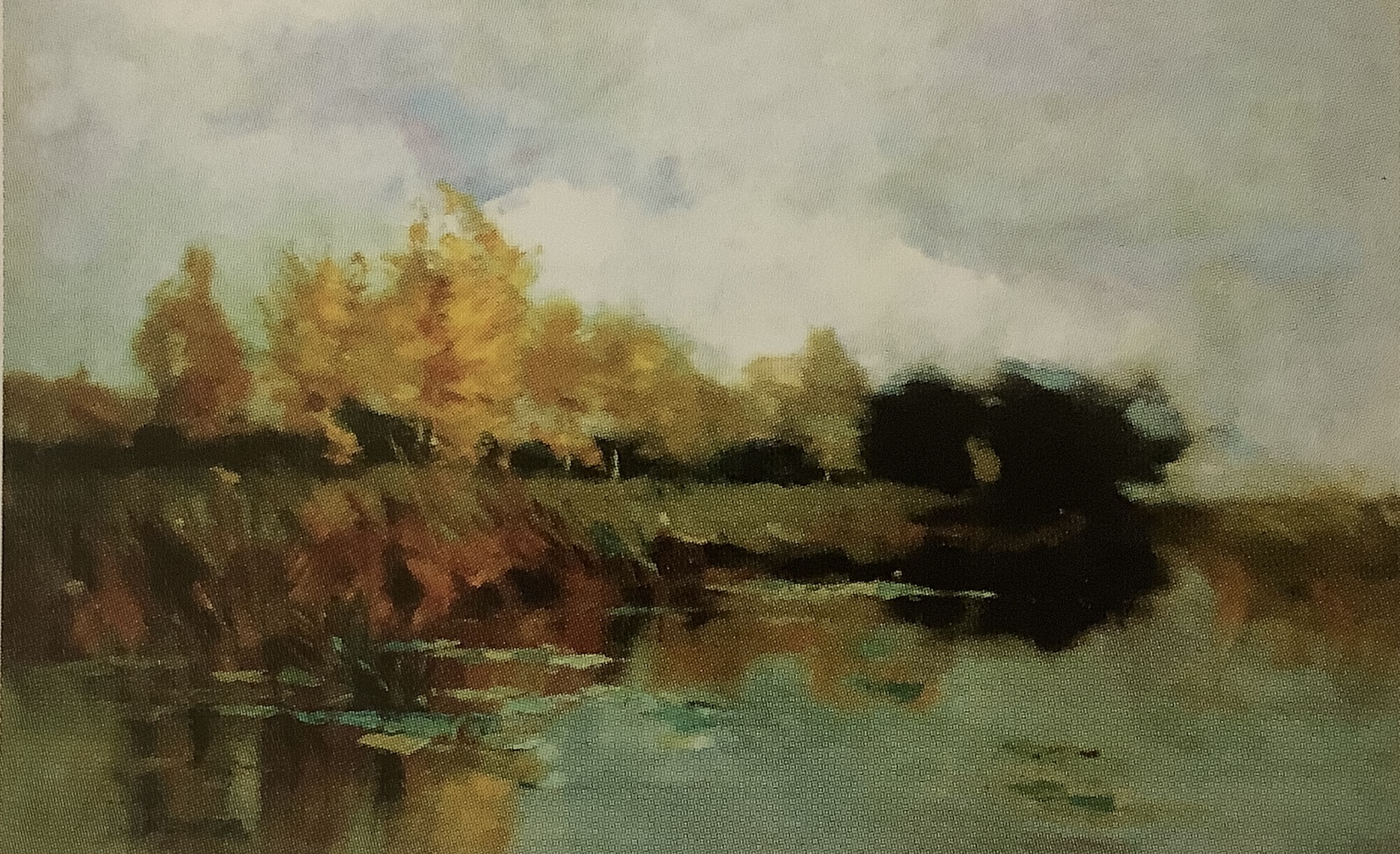 Herbstlandschaft am Schwielowsee, um 1893