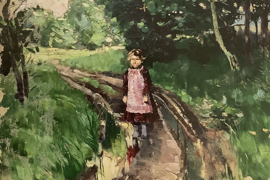 Kind auf dem Wege, um 1884