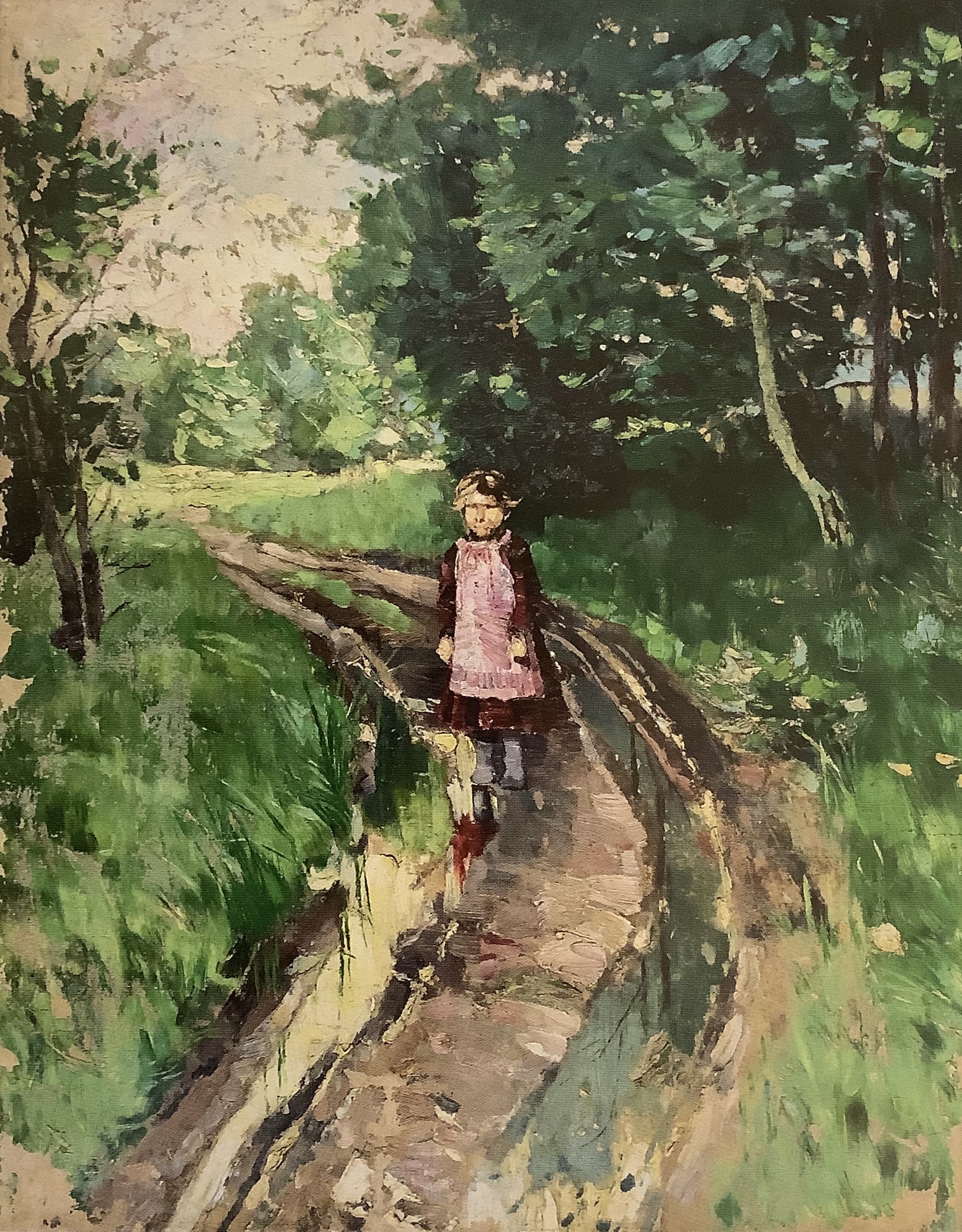 Kind auf dem Wege, um 1884
