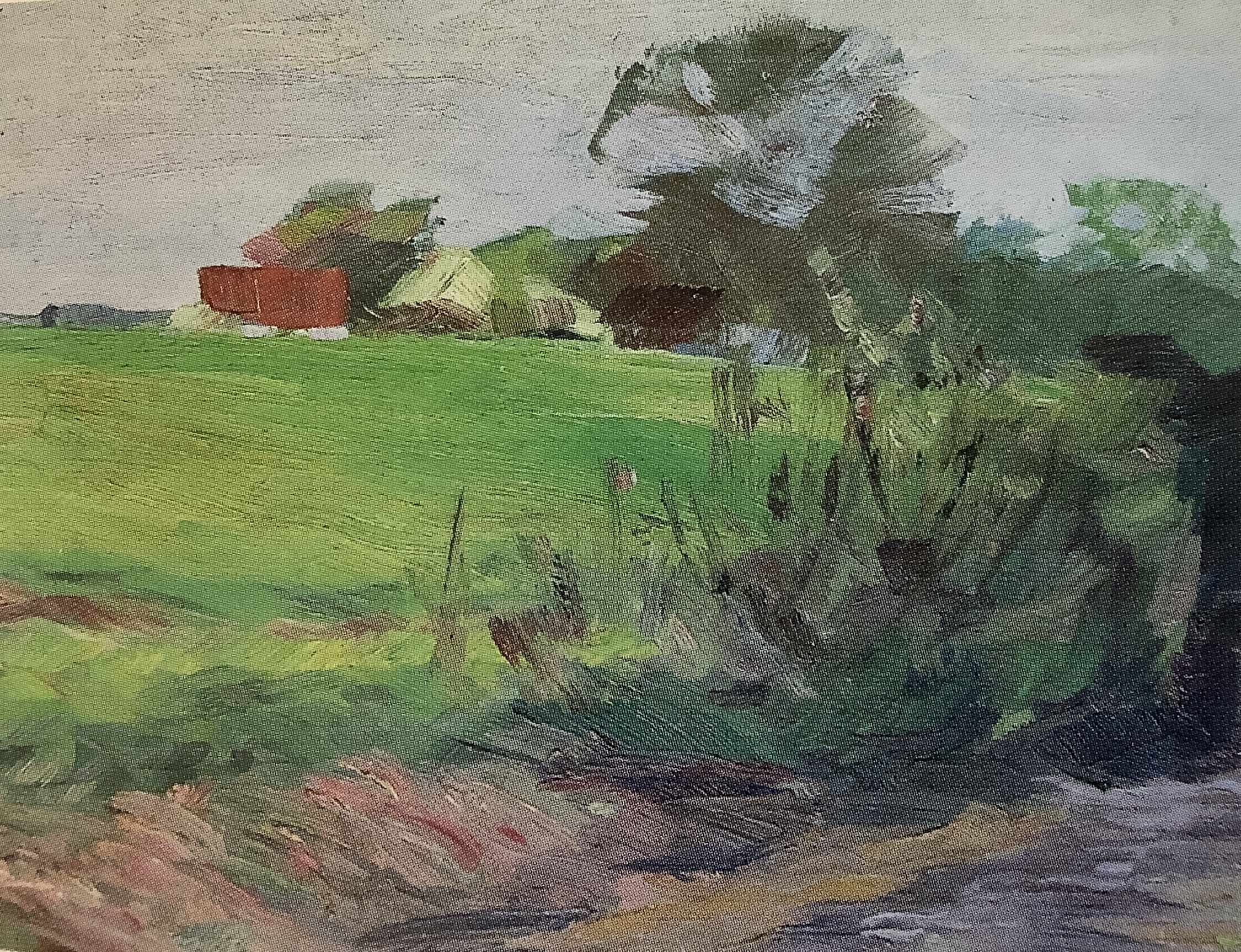 Märkische Landschaft (unvollendet), um 1885