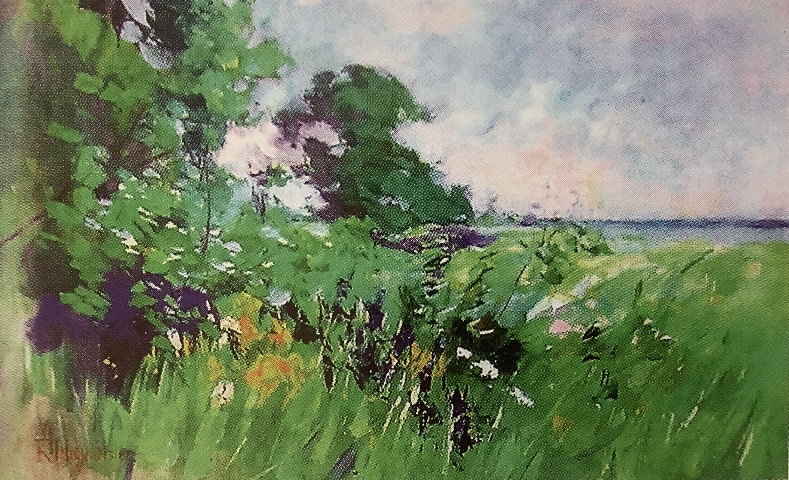 Märkische Seelandschaft, um 1887