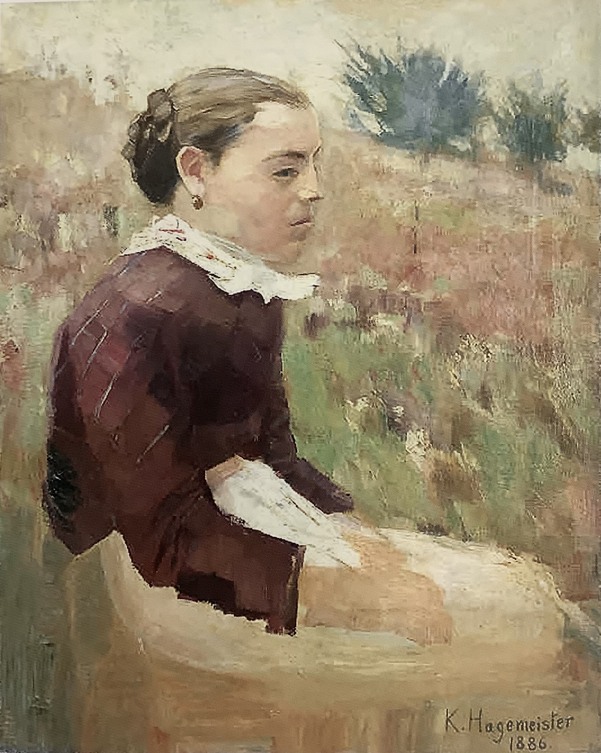 Märkisches Bauernmädchen, 1886
