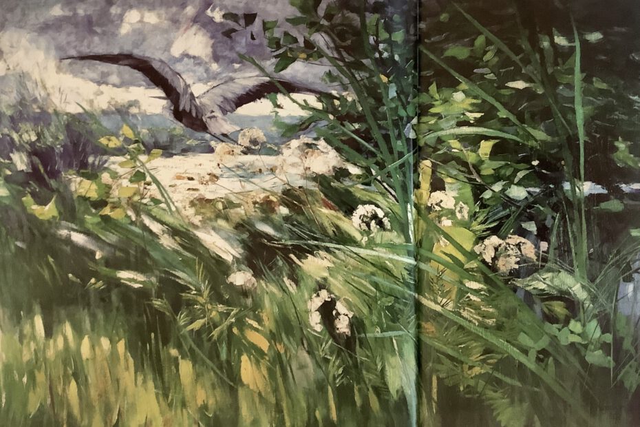 Reiher im Schilf, 1888